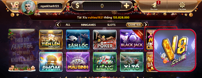 Lựa chọn game Xì dách Hoàng Gia ở trang chủ